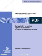 ISA 50.00.01 Compatibility of Analog Signals For Electronic Industrial Process Instruments