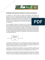 Diagramas de Bloques en Sistemas de Control de Procesos