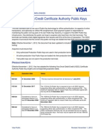 Visa Public Key Tables 2012 11