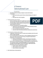 International Law Outline Spring 2009