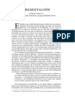 Libertad Determinismo y Responsabilidad Moral