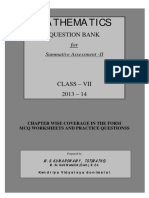 Class 8 Question Bank KV