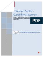 Capstat 2013 - Transport Sector