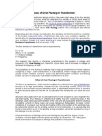 Causes of Over Fluxing in Transformer