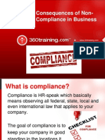 Consequences of Non-Compliance in Business