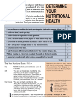 Nutritional Checklist