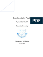 Physics Expo Based Experiment