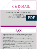 Fax & Email