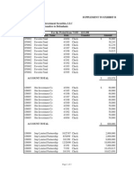 Madoff Trustee's Summary of Cash Transfers by Picower