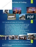 10 Cardinal Rules of Costing