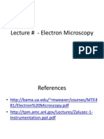 Electron Microscopy Lecture