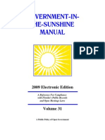 Sunshine Manual 2009