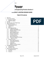 Residential Streetlight Engineering Practices