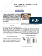 Paper Batteries-An Ultra Thin Energy Storage Device: Aashish Chhabra Department of ECE Global Institute of Technology