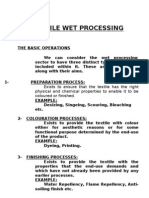 Textile Wet Processing