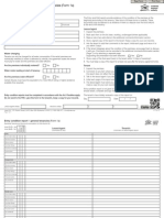 RTA Entry Condition Report Form