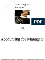 Accounting For Managers