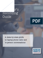 Reporter's Recording Guide PDF
