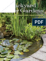 Backyard Water Gardens How To Build, Plant & Maintain Ponds, Streams & Fountains