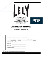 H L Operators Manual
