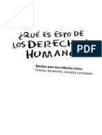 Qué Es Esto de Los DDHH - APDH - 2012