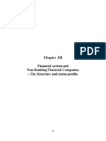 Chapter - III Financial System and Non-Banking Financial Companies - The Structure and Status Profile