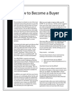 How To Become A Buyer: Shop Smarter Not Harder