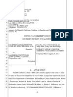 17 - CCFC V Sdcba Ex Parte Application For Leave To File Overlength Brief