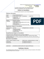 Snuggie TM Cancellation Pleadings