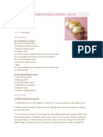 Banana Cupcakes With Vanilla Pastry Cream: Ingredients
