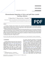 Electrochemical Deposition of Silver and Gold From Cyanide Leaching Solutions PDF