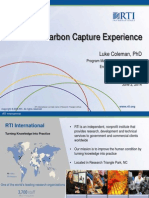 RTI's Carbon Capture Experience