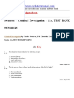 Criminal Investigation by Charles Swanson, Neil Chamelin, Leonard Territo and Robert Taylor - 11e, TEST BANK 0078111528