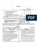 Class Ix: Class IX Unit 1: India and The Contemporary World - I 40 Periods Themes Objectives