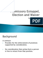 Promissory Estoppel