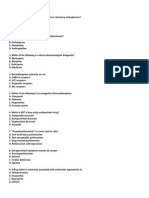 Psychopharmacology Quiz