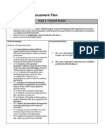 Volleyball Unit Assessment Plan