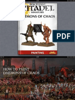 How To Paint Daemons of Chaos