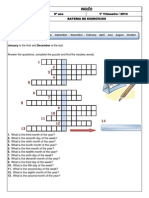 Inglês: 6º Ano 1º Trimestre / 2014 Bateria de Exercícios