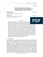 The Impact of Game-Based Learning On The Achievement of Learning Goals and Motivation For Learning Mathematics - Literature Review