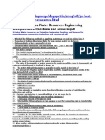 Irrigation Water Resources Engineering Multiple Choice Questions