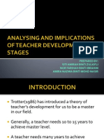 Analysing and Implications of Teacher Development Stages