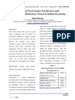 Growth of Food Grains Production and Agricultural Inflationary Trend in Indian Economy by Rajni Pathania