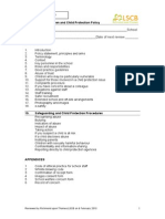 Model Safeguarding Policy