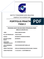 Cover Portfolio Praktikum