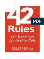 42 Rules For Your New Leadership Role - The Manual They Didn't Hand You When You Made VP, Director, or Manager