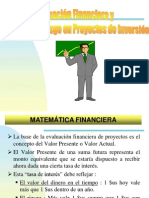 Conceptos Financieros de Proyectos Inversion