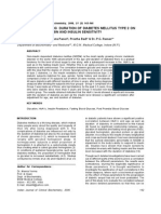 Effect of Increasing Duration of Diabetes Mellitus Type 2 On Glycated Hemoglobin and Insulin Sensitivity