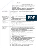 Henderson Cell Biology Lesson Plan