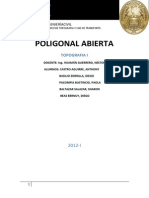 Poligonal Abierta